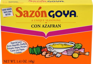 Goya Sazon Azafran-1.41 oz.-36/Case