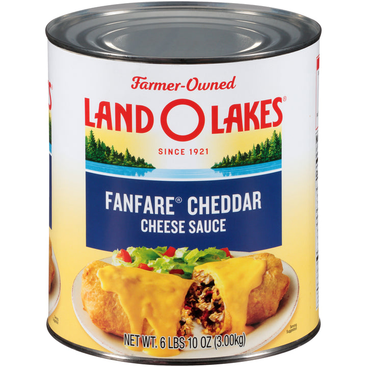 Land O Lakes Fanfare Cheddar Cheese Sauce-6.62 lb.-6/Case