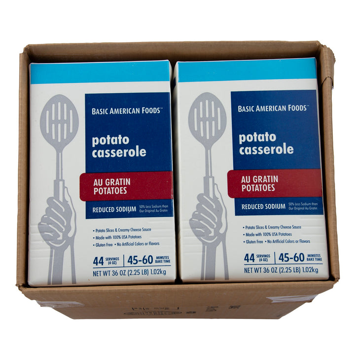Basic American Foods Whipp Au Gratin Potato Casserole With Sauce-2.25 lb.-6/Case