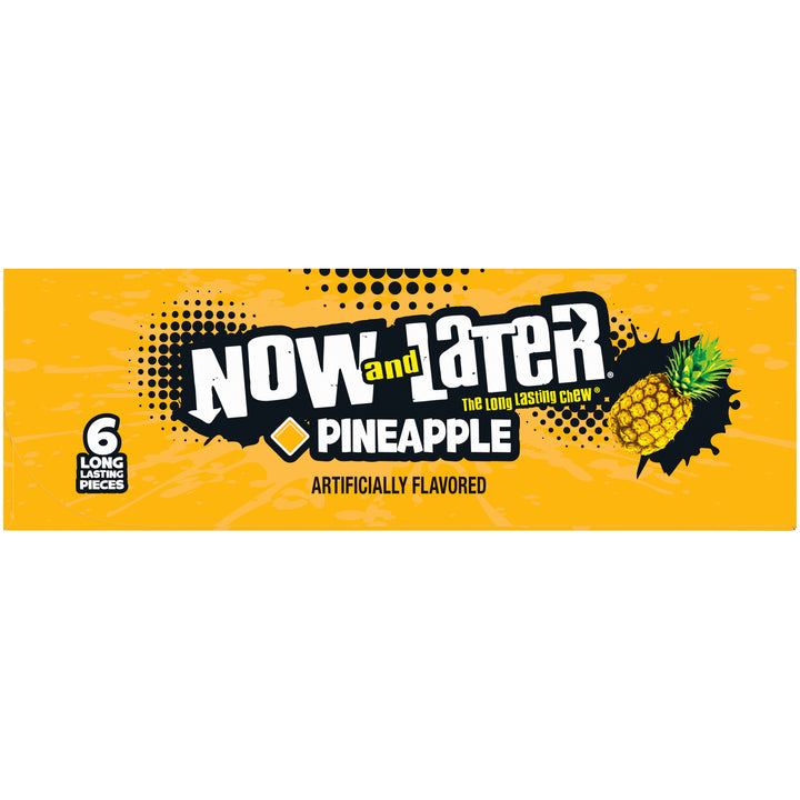 Now & Later Pineapple Chews-0.93 oz.-12/Case