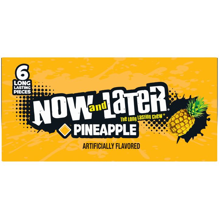 Now & Later Pineapple Chews-0.93 oz.-12/Case