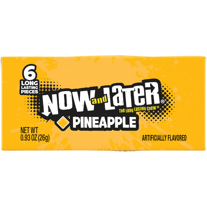 Now & Later Pineapple Chews-0.93 oz.-12/Case