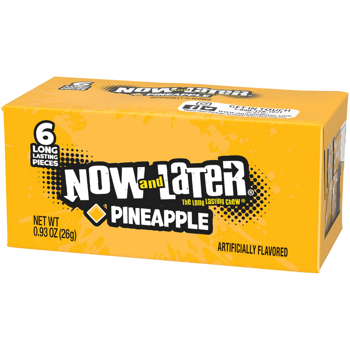 Now & Later Pineapple Chews-0.93 oz.-12/Case