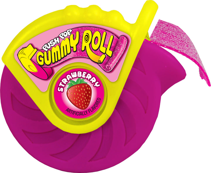 Push Pops Roll Gummy Candy-1.4 oz.-8/Box-24/Case
