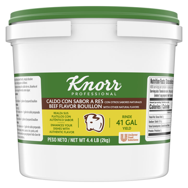 Knorr Caldo Con Sabor De Res Beef Base/Bouillon-4.4 lb.-4/Case