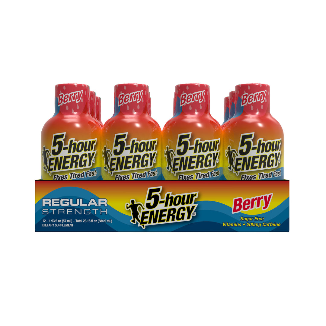 5-Hour Energy Regular Strength Berry-1.93 fl oz.s-12/Box-4/Case