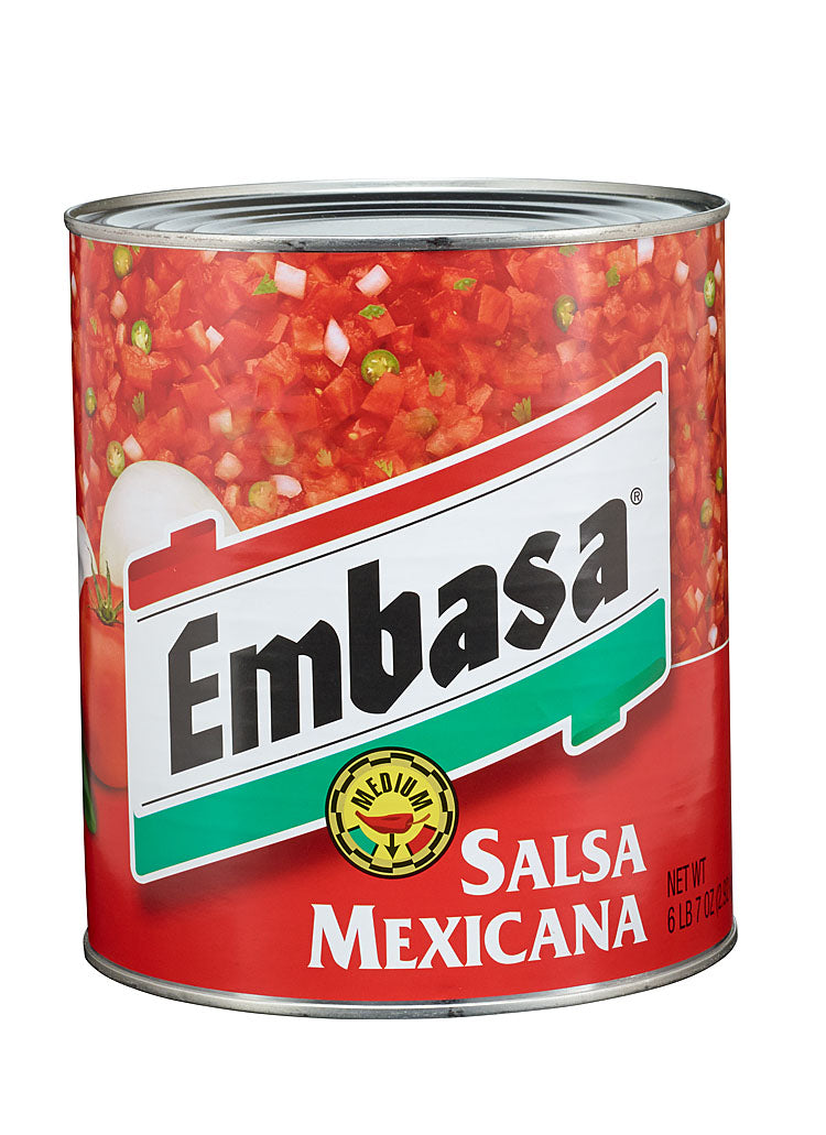 Embasa Medium Channel Mexican Salsa-99 oz.-6/Case