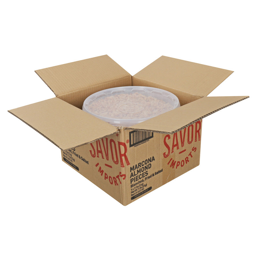 Savor Imports Marcona Almond Pieces-11 lb.-1/Case