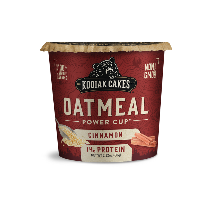 Kodiak Cakes Cinnamon Oatmeal In A Cup-1.584 oz.-12/Case
