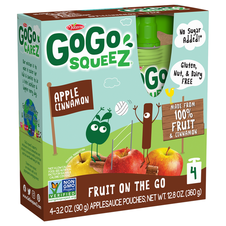 Gogo Squeez Apple Cinnamon-0.794 lb.-12/Case