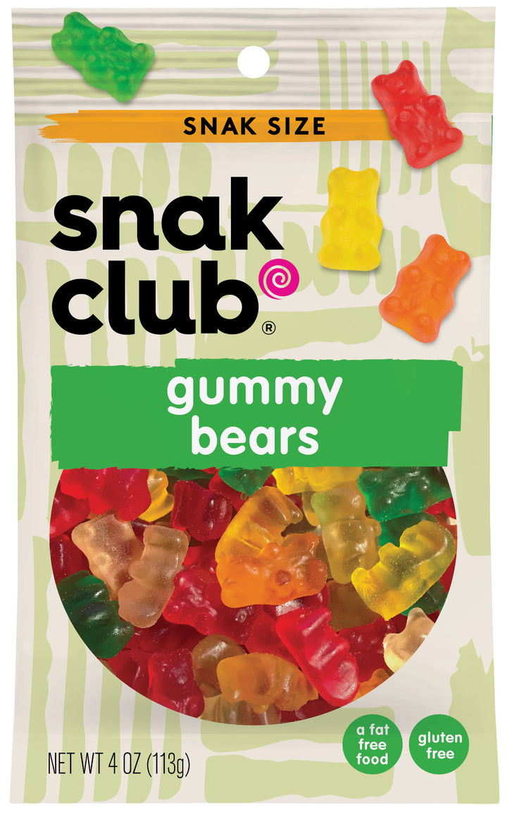 Snak Club Gummy Bears-4 oz.-12/Case