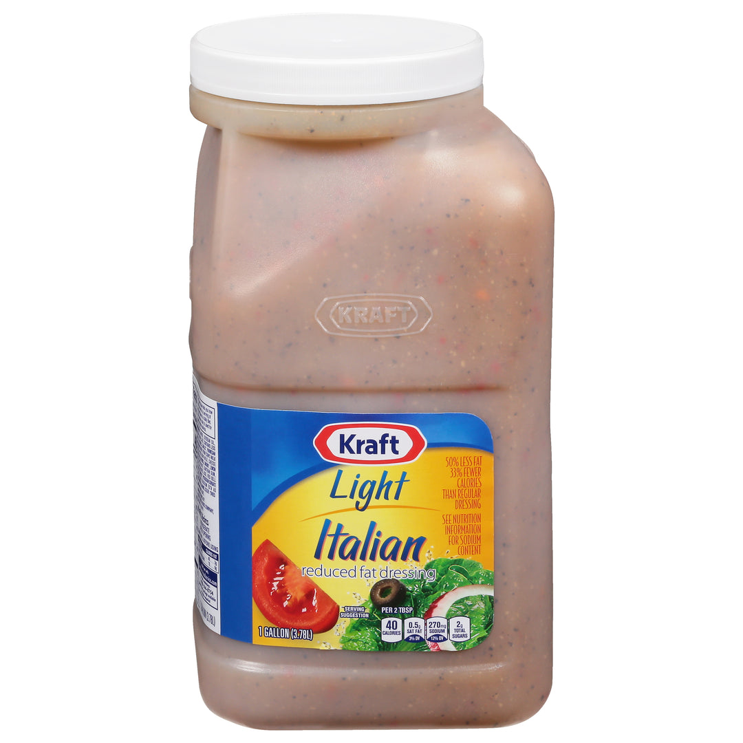 Kraft Reduced Fat Light Done Right Italian Dressing Bulk-1 Gallon-4/Case