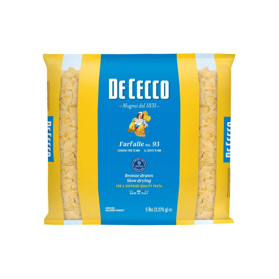 De Cecco No-93 Farfalle-5 lb.-4/Case