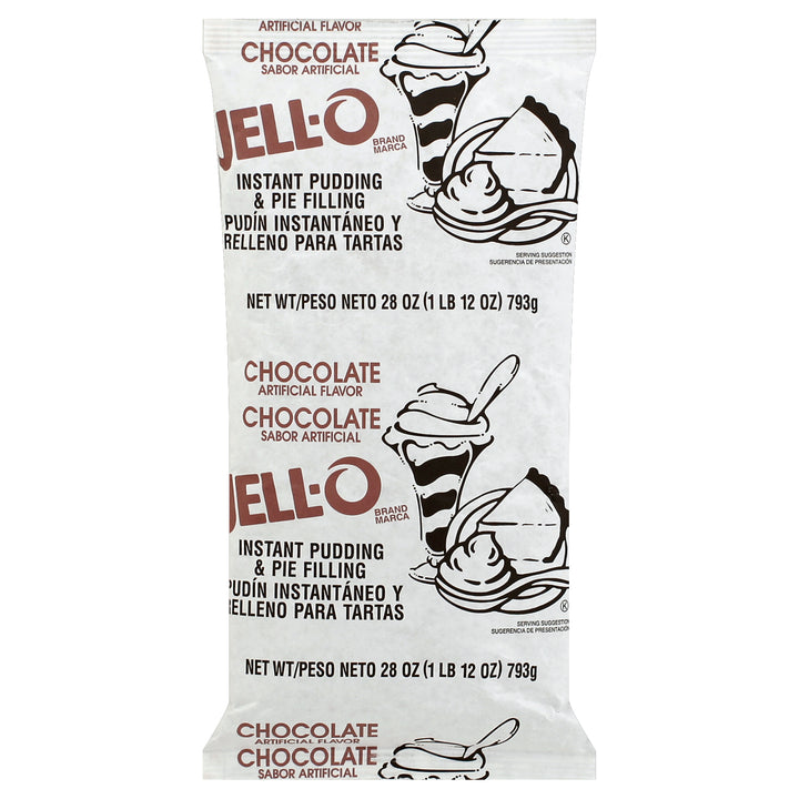 Jell-O Chocolate Flavored Instant Pudding Mix-1.75 lb.-12/Case