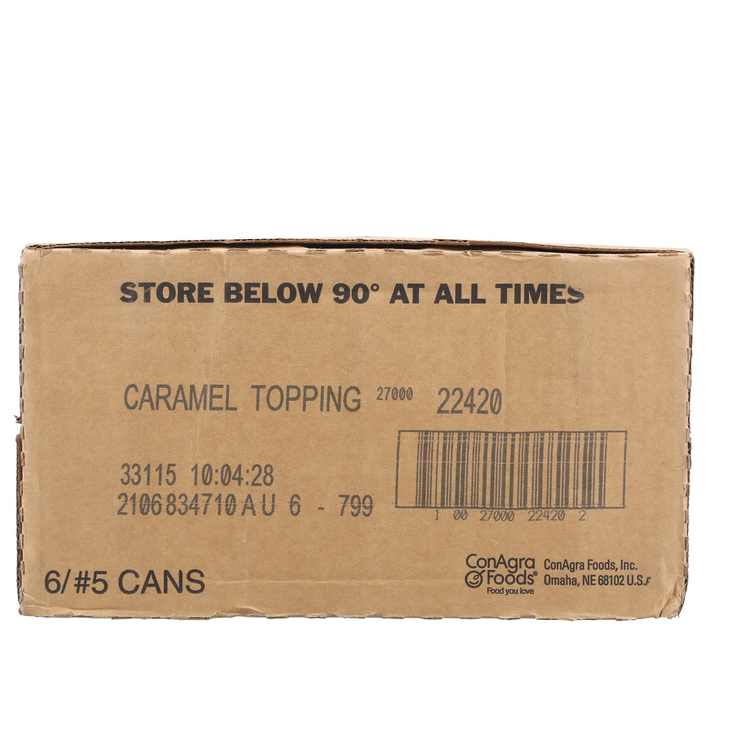 Jhs Topping Caramel Jhs Ready To Use-46 oz.-6/Case