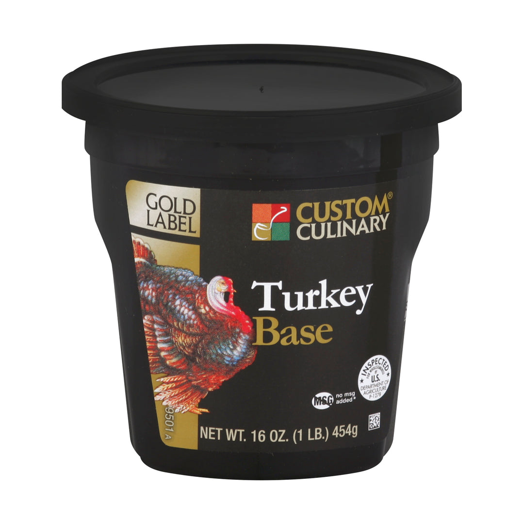 Gold Label No Msg Added Turkey Base Paste-1 lb.-6/Case