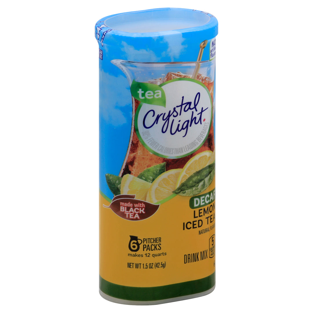 Crystal Light Iced Tea Decaf Beverage Mix-1.5 oz.-12/Case