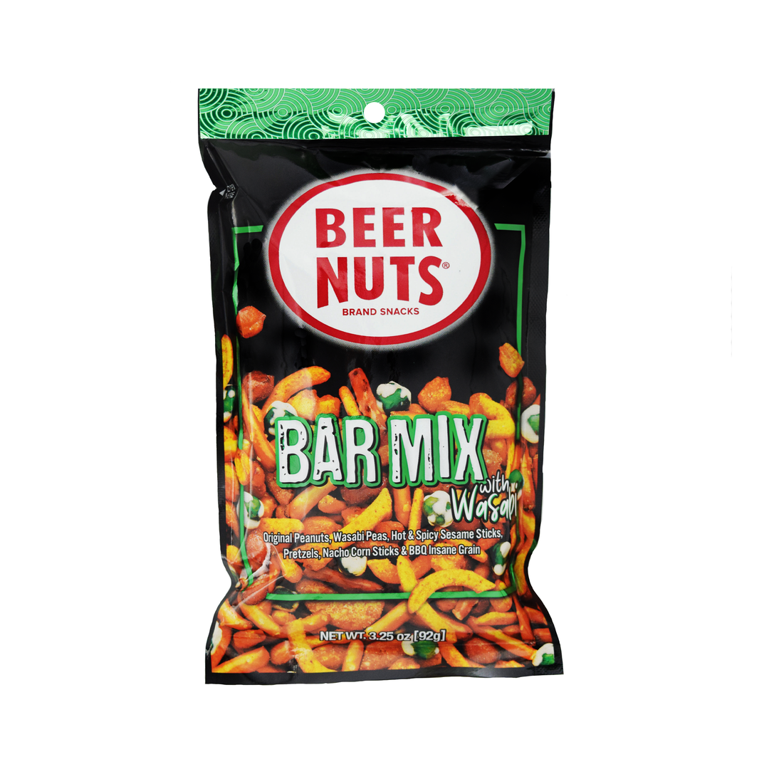 Beer Nuts Bar Mix With Wasabi-4 oz.-4/Case