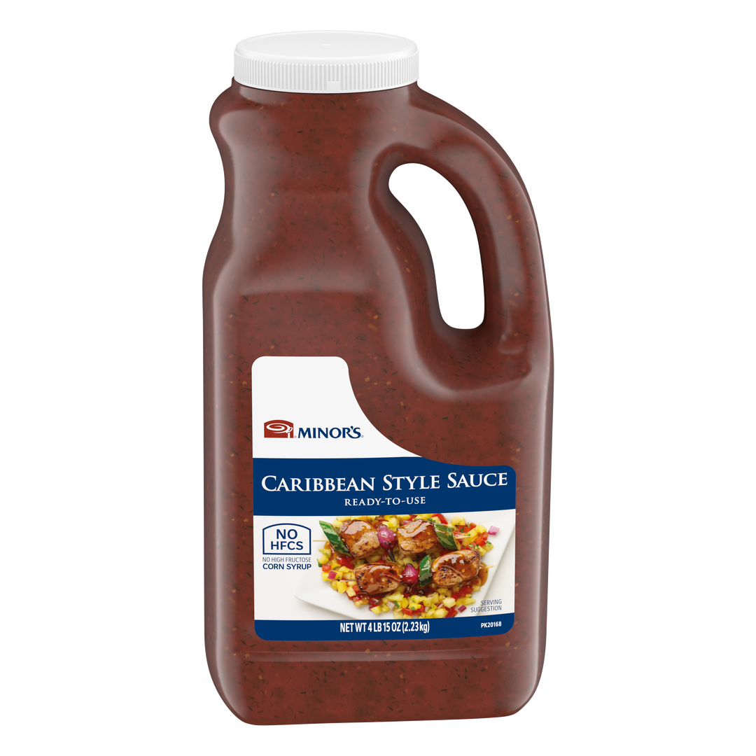 Minor's Caribbean Style Sauce Ready-To-Use-0.5 Gallon-4/Case