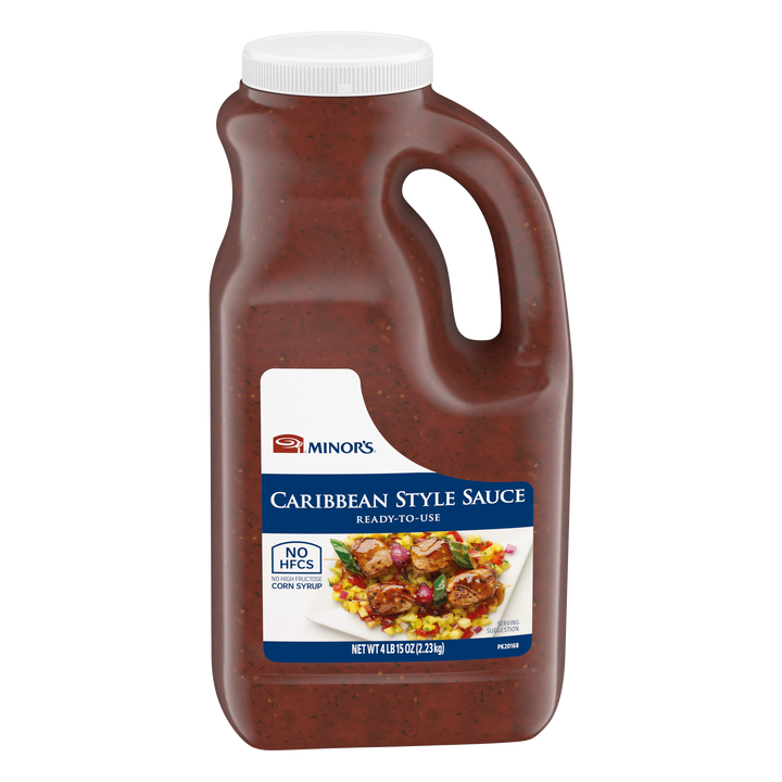 Minor's Caribbean Style Sauce Ready-To-Use-0.5 Gallon-4/Case