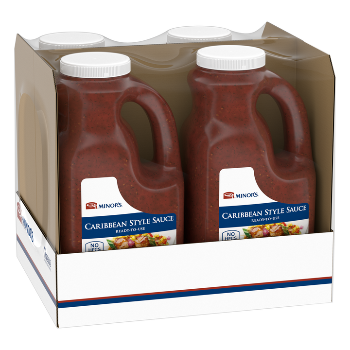 Minor's Caribbean Style Sauce Ready-To-Use-0.5 Gallon-4/Case