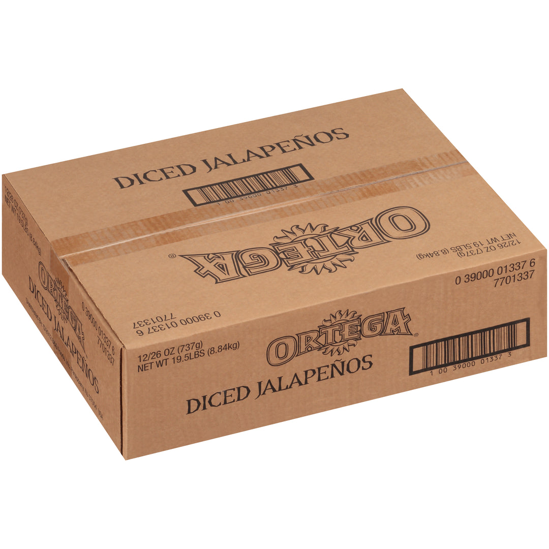 Ortega Diced Jalapenos-26 oz.-12/Case