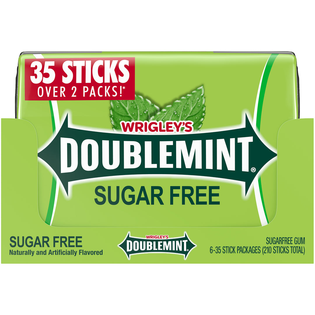 Doublemint Gum Stick Sugar Free Mega Pack-35 Piece-6/Box-8/Case