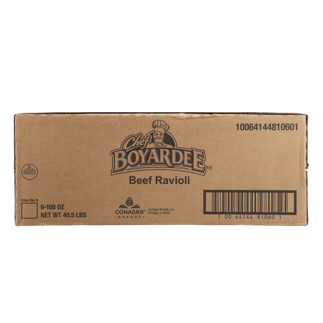 Chef Boyardee Ravioli With Tomato & Meat Sauce-108 oz.-6/Case