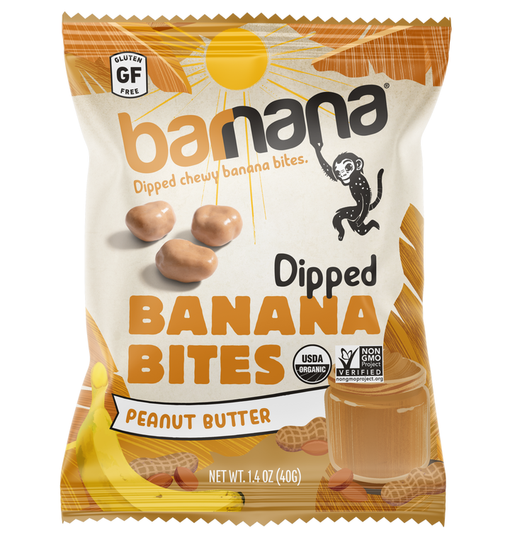 Barnana Peanut Butter Banana Bites Single Serve-1.4 oz.-12/Box-3/Case