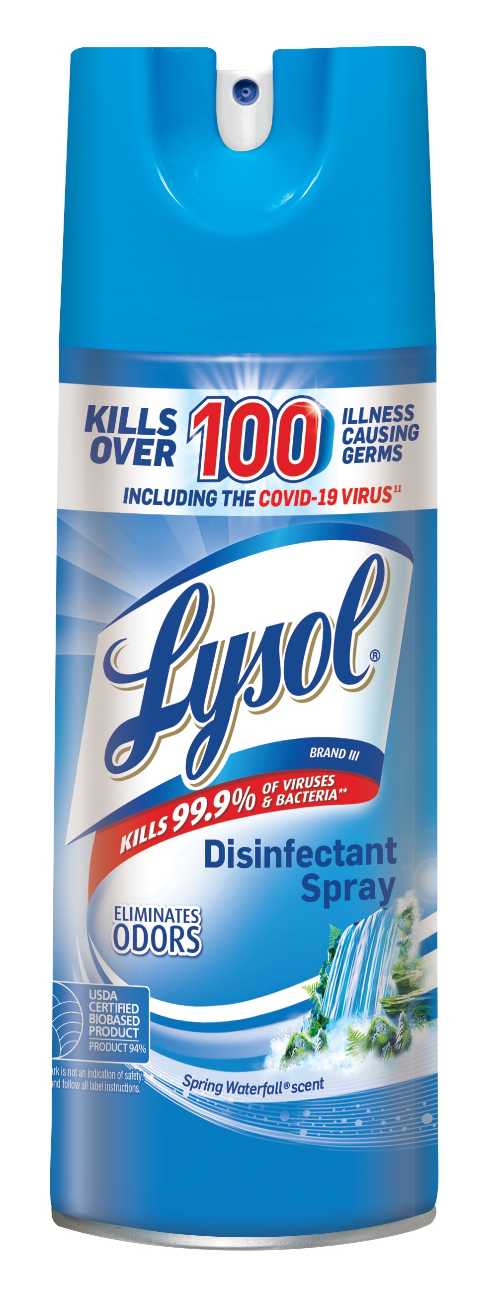 Lysol Disinfectant Spray Spring Waterfall-12.5 oz.-12/Case