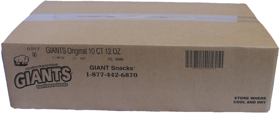 Giant Snack Giants Original Seed Stand Up-12 oz.-10/Case
