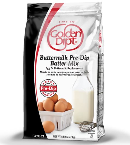 Golden Dipt Pre-Dip Buttermilk Batter Mix-5 lb.- 6/Case