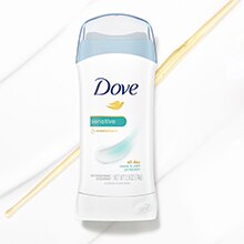 Dove Invisible Solid Sensitive Skin Antiperspirant-2.6 oz.-6/Box-2/Case