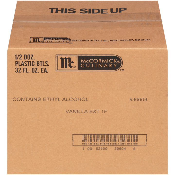 Mccormick Vanilla Extract-1 Quart-6/Case