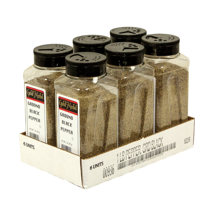 Sauer Ground Black Pepper-1 lb.-6/Case
