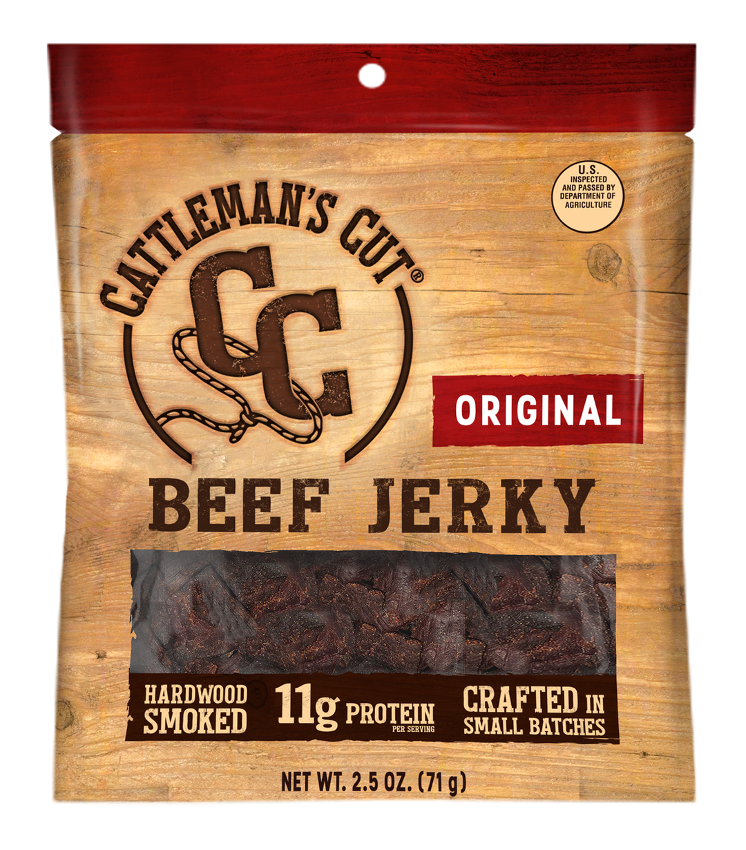 Cattlemans Cc Original/Teriyaki 2.50Oz Jerky Tower 12-Orig; 12-Teri 24/Case