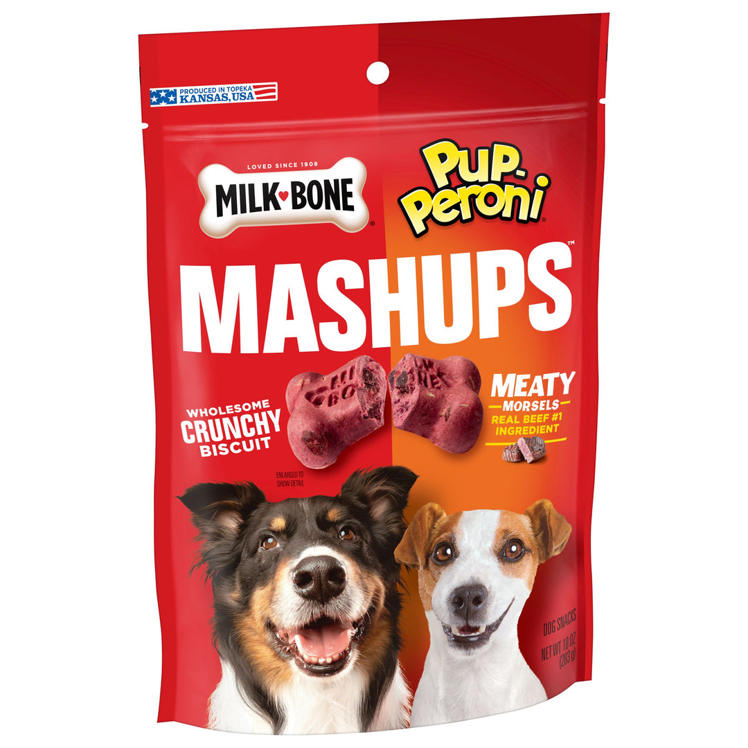 Milk Bone Pup-Peroni 10 oz. Mash Up Beef Dog Treat-10 oz.-5/Case