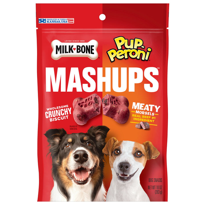 Milk Bone Pup-Peroni 10 oz. Mash Up Beef Dog Treat-10 oz.-5/Case