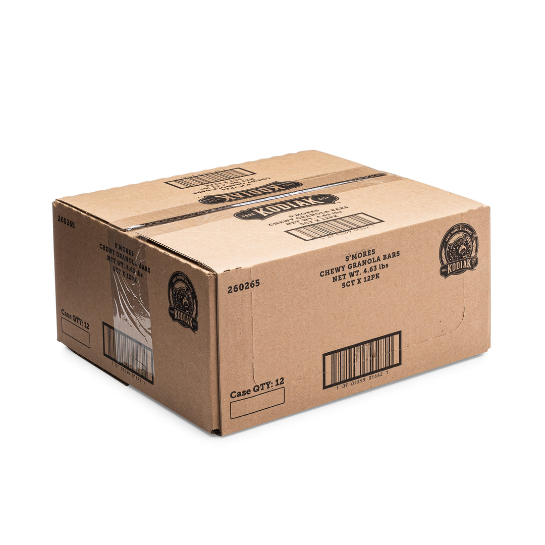 Kodiak Cakes S'more Chewy Bars-1.23 oz.-5/Box-12/Case