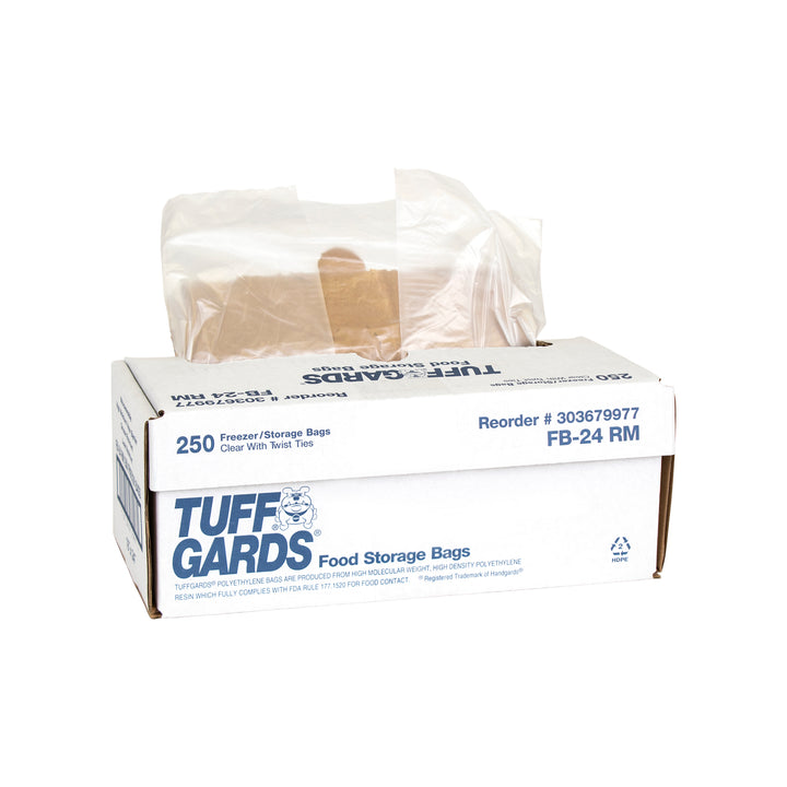 Tuffgards High Density Roll Puff 18 Inch X 24 Inch Freezer Storage Bag-250 Each-250/Box-1/Case