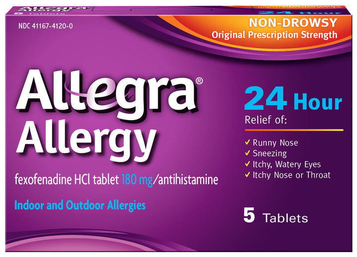 Allegra Adult Pack 24 Hour Tablets-5 Count-4/Box-6/Case