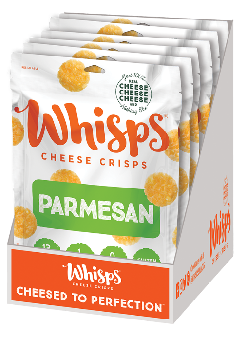 Whisps Parmesan Cheese Crisps-2.12 oz.-6/Case