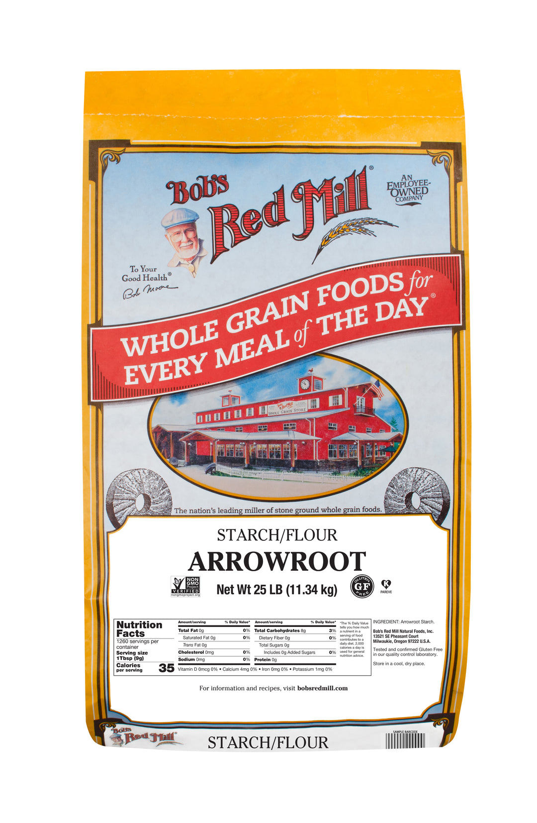 Bob's Red Mill Natural Foods Inc Gluten Free Arrowroot Starch Flour-25 lb.