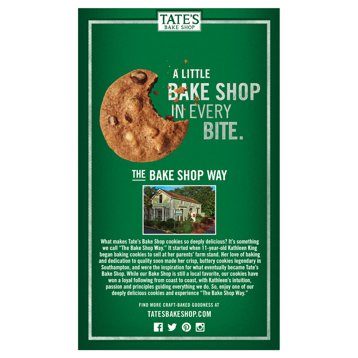 Tate's Bake Shop Walnut Chocolate Chip Cookies-7 oz.-6/Case