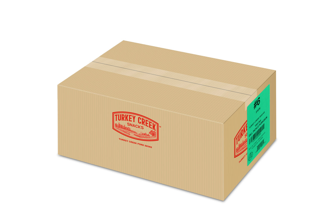 Turkey Creek Box Of Dill Pickle Pork Skins-2 oz.-12/Case