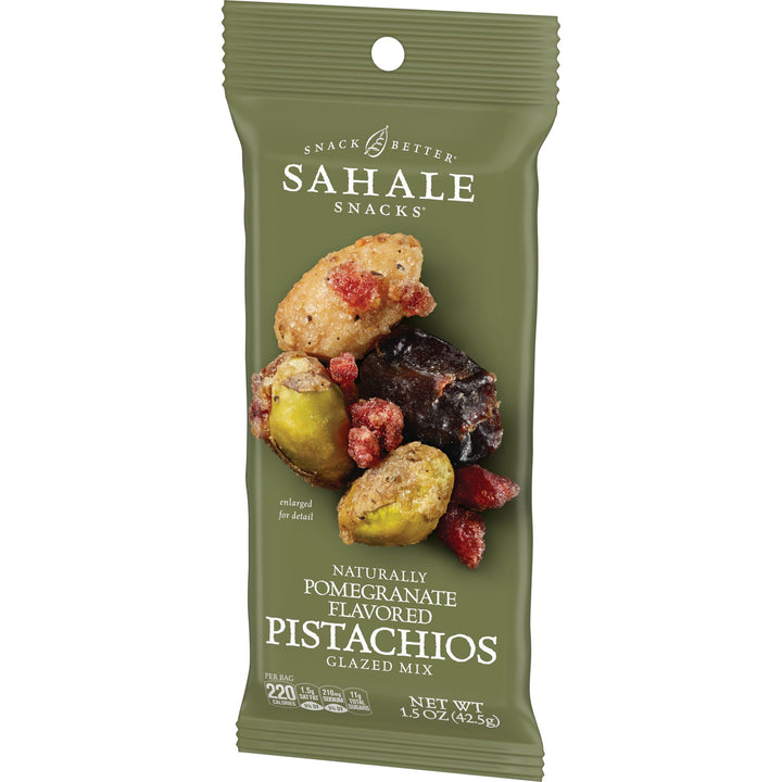 Sahale Pomegranate Pistachios Glazed Mix-1.5 oz.-9/Box-12/Case
