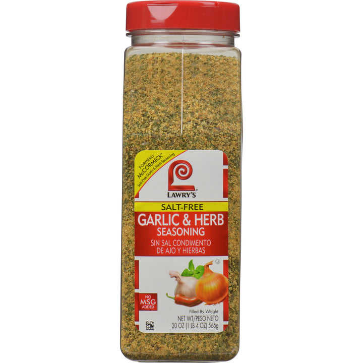 Lawry's Garlic & Herb Seasoning-20 oz.-6/Case