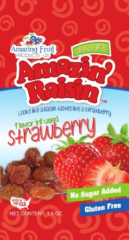 Amazin Raisin Raisin Strawberry-1.3 oz.-250/Case