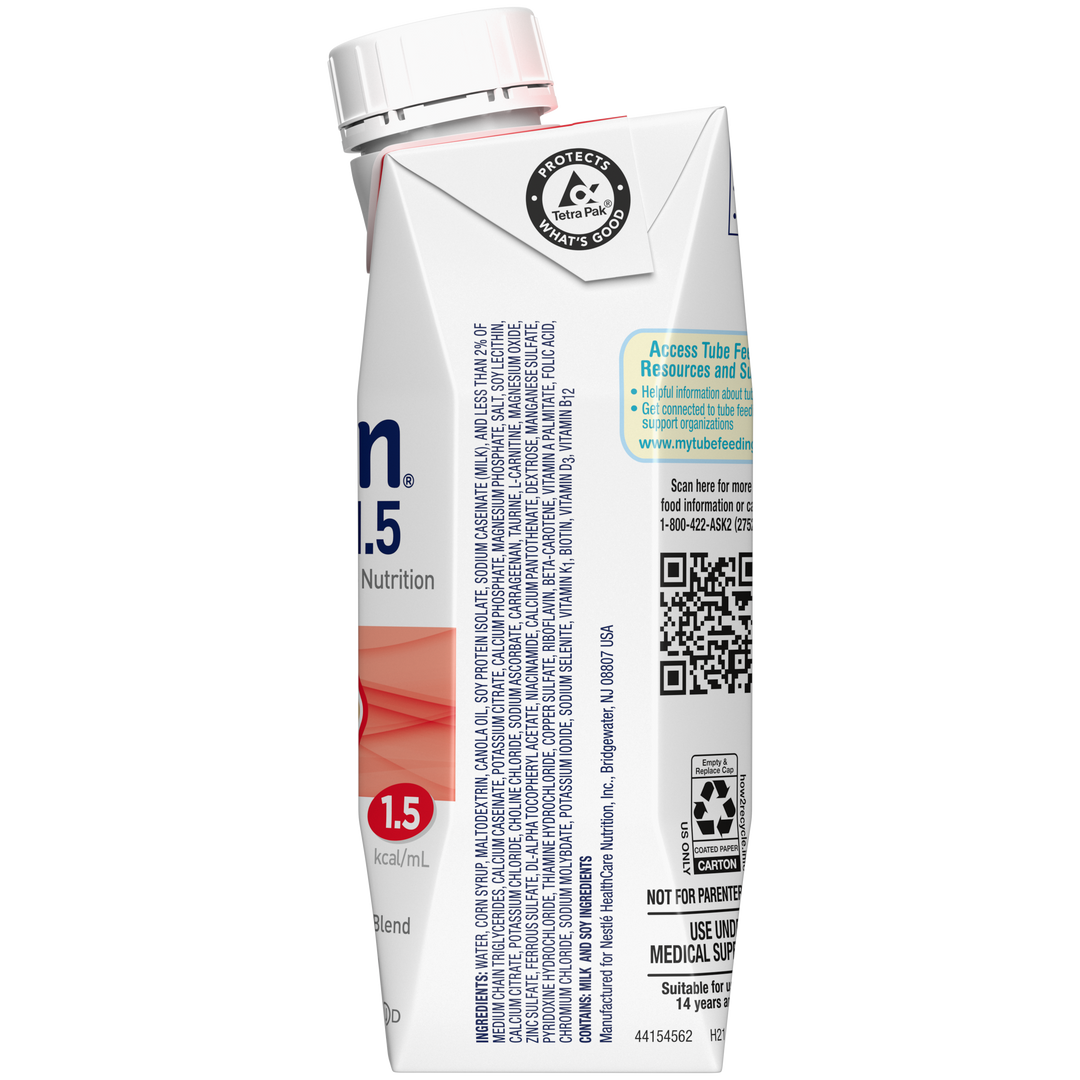 Nutren 1.5 Cal Unflavored Liquid Formula-8.45 fl oz.-24/Case