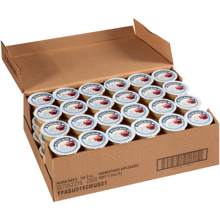 Musselman's Unsweetened Apple Sauce Cups-2 oz.-144/Case